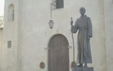 Junipero Serra Statue at Mission San Gabriel