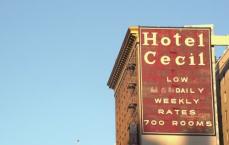 Cecil Hotel Sign